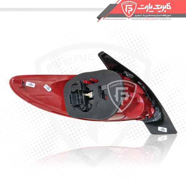 چراغ خطر عقب راست پژو 206 SD ( صندوق دار ) با سوکت و لامپ - Image 3