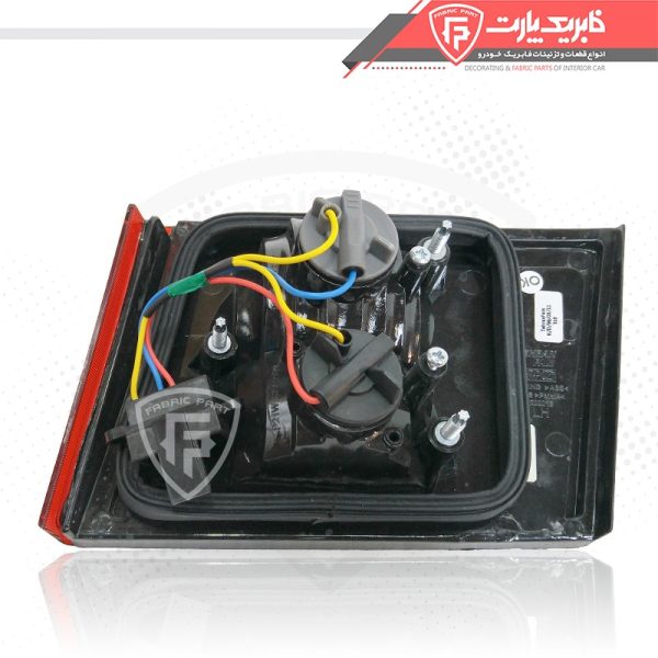 چراغ خطر عقب چپ روی درب صندوق سمند ال ایکس Lx - بدون لامپ - Image 4