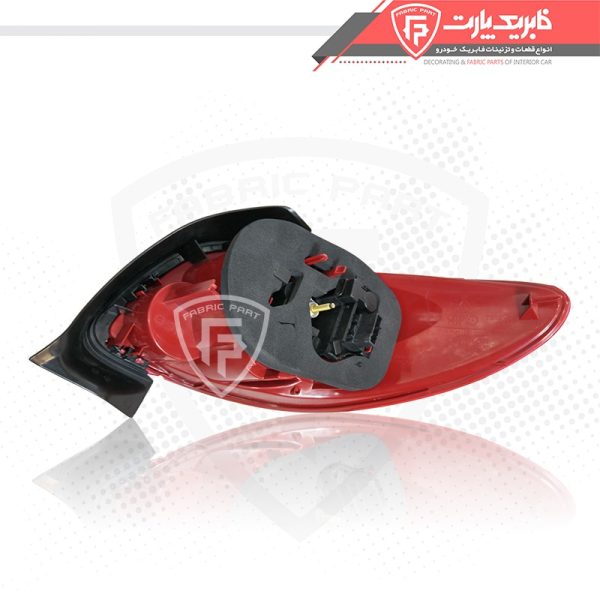 چراغ خطر عقب چپ پژو 206 HB با سوکت و لامپ - Image 3