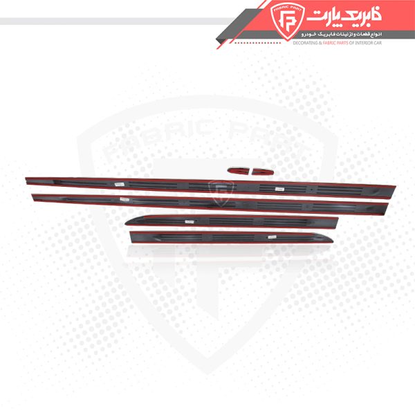 زه پلاستیکی روی درب پراید 132 کامل سفید - Image 2