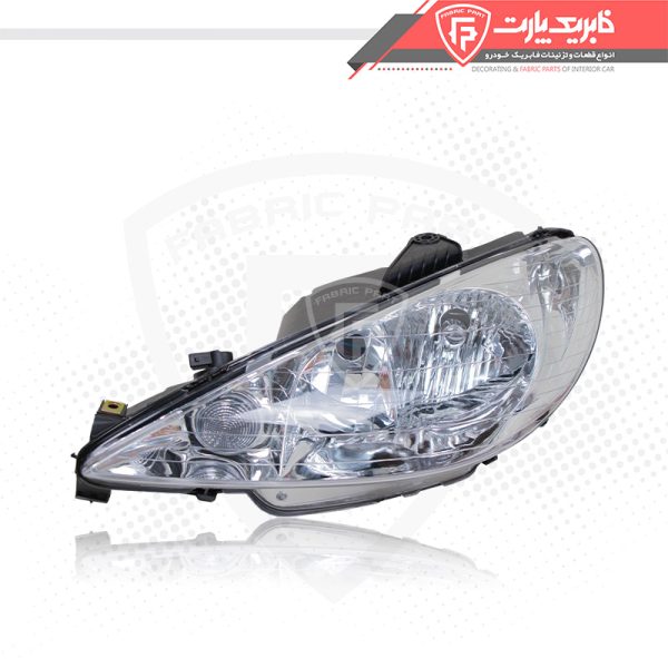 چراغ جلو چپ پژو 206 کریستال +A - Image 5