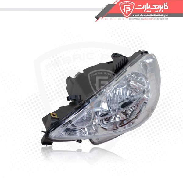 چراغ جلو چپ پژو 206 کریستال +A - Image 7
