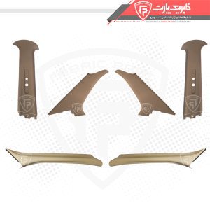 قاب ستون 6 تکه سمند بالا کرم