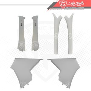 قاب ستون 6 تکه رانا بالا طوسی