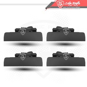 مجموعه دستگیره درب بازکن بیرونی پژو پارس آستر خورده - دست کامل