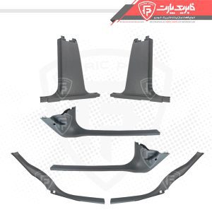 قاب ستون 6 تکه پایین پارس خاکستری