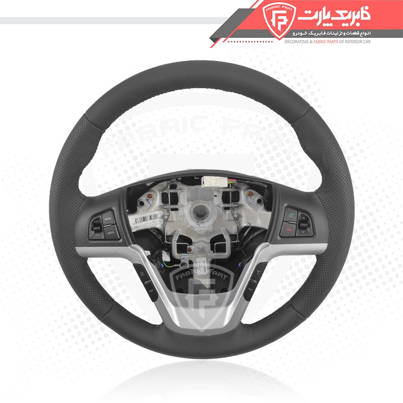 غربیلک فرمان کلید دار پژو 207 چرم دوز