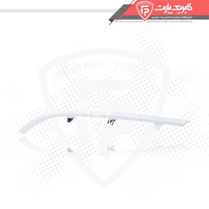 زه ابرویی زیر چراغ پژو پارس سفید جلو راست