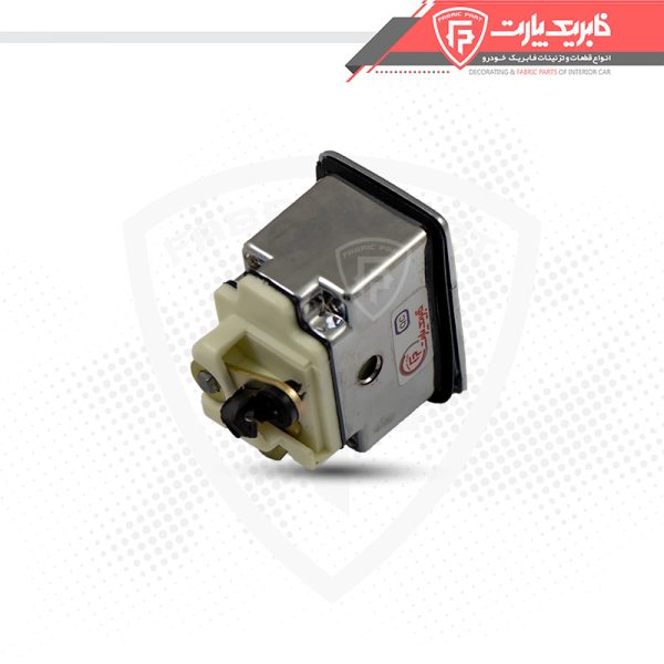 قفل صندوق عقب سوئیچی مستطیلی با کلید دو کفه پژو 405 و پارس - Image 2