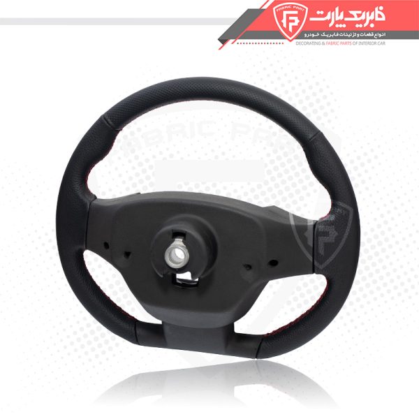 غربیلک فرمان دنا پلاس توربو طرح D دوخت قرمز - Image 7