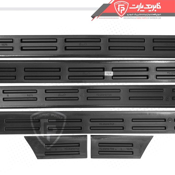 زه پلاستیکی روی درب پژو پارس کامل ( زه نقره ای پلاستیکی ) - Image 3