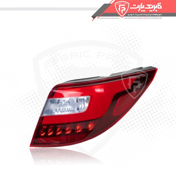 چراغ خطر عقب دنا پلاس کامل (با لامپ و LED) راست - Image 4