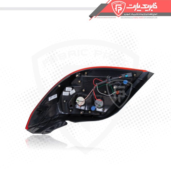 چراغ خطر عقب دنا پلاس کامل (با لامپ و LED) چپ - Image 3