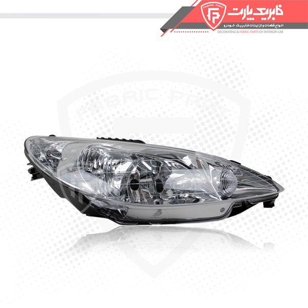 چراغ جلو راست پژو 206 کریستال +A - Image 5
