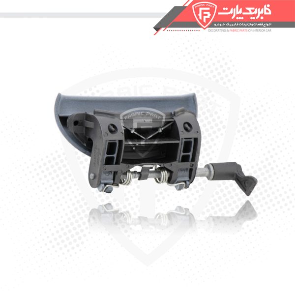 مجموعه دستگیره درب بازکن بیرونی رانا پلاس سفید عقب چپ - Image 2