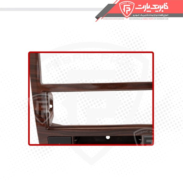پنل وسط داشبورد سمند EF7 همراه با کلید و ساعت ( فاز 2 ) (پنل میانی) - Image 2