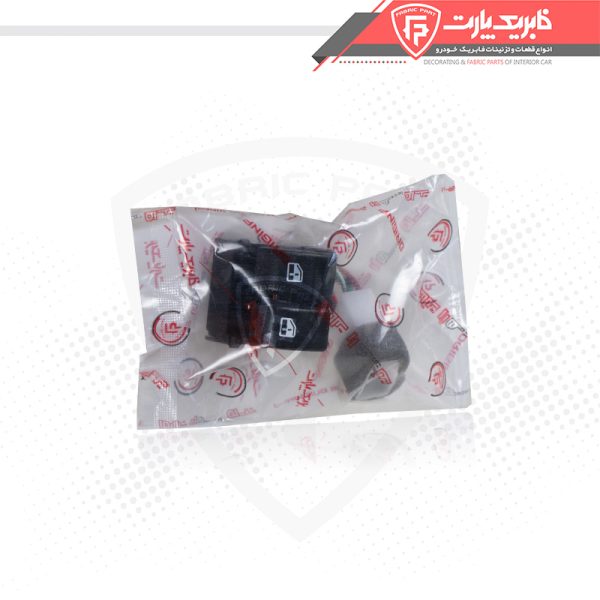 کلید شیشه بالابر ساینا و تیبا دوپل چپ - Image 3