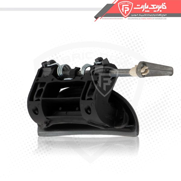 مجموعه دستگیره درب بازکن بیرونی پژو 207 رنگی - جلو چپ خاکستری - Image 2