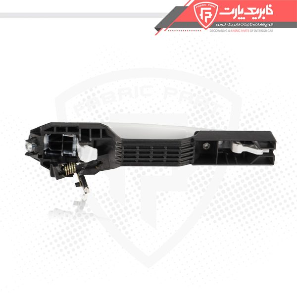 مجموعه دستگیره درب بازکن بیرونی دنا جلو چپ-خام (بابراکت) - Image 2