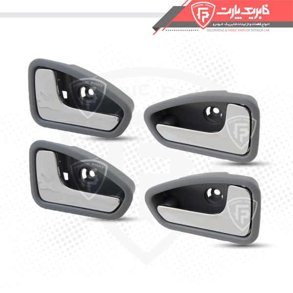 مجموعه دستگیره درب بازکن بیرونی پراید 131_ دست کامل