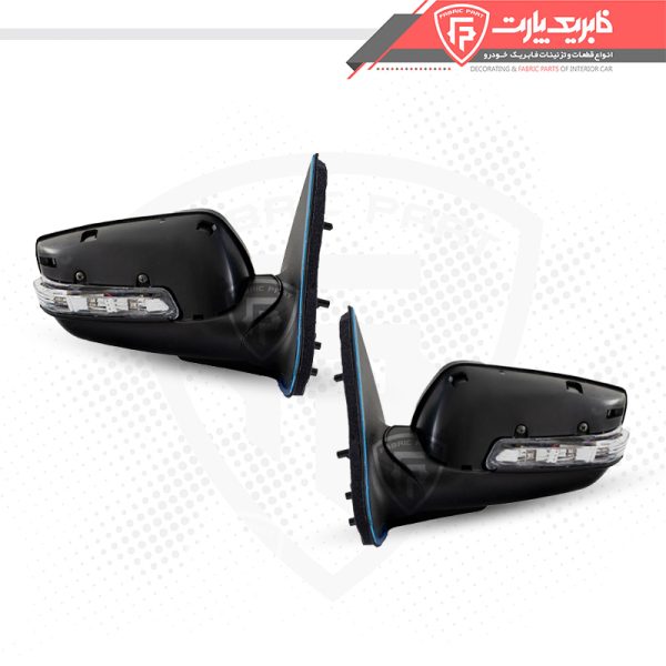 آینه پژو پارس برقی راهنما دار سوکت قدیم FP_ دست کامل - Image 2