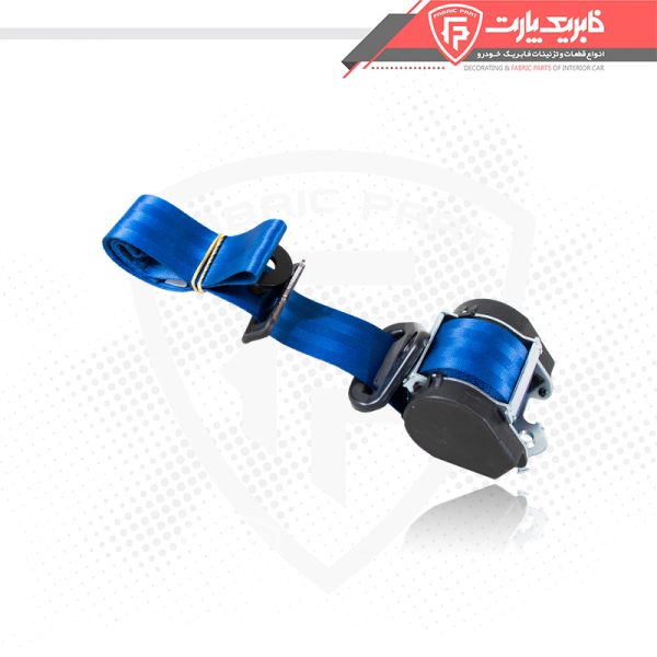 کمربند ایمنی پژو 206 آبی کاربنی (ست کامل) - Image 4