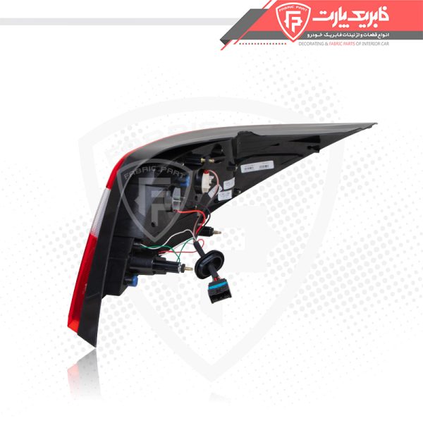 چراغ خطر عقب دنا پلاس کامل (با لامپ و LED) چپ - Image 2