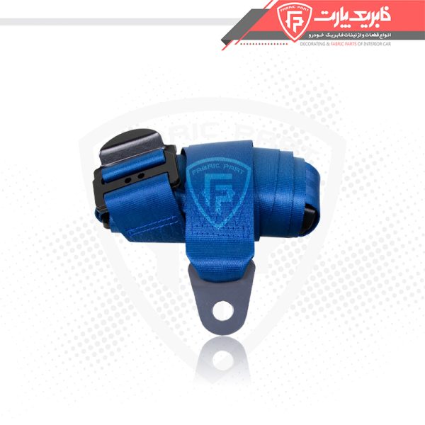 کمربند پژو 206 اتصال 4 نقطه (RACE)_آبی کاربنی - Image 3