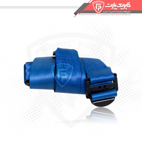کمربند پژو 206 اتصال 4 نقطه (RACE)_آبی کاربنی - Image 4
